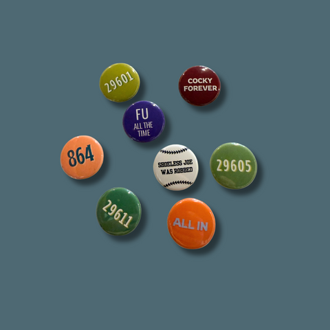 Upstate South Carolina Pinback Buttons