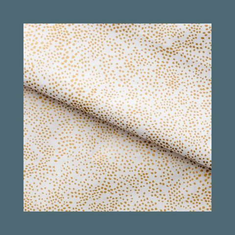 Gold dots all over paper