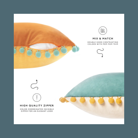 Calibri Pom Pillow