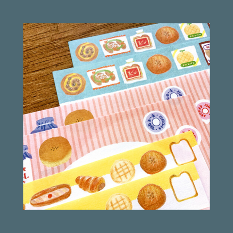 Retro Snack Bread Letter Set