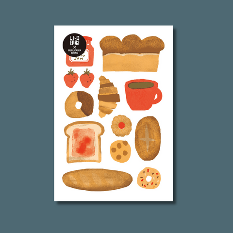 Retro Bakery Postcard