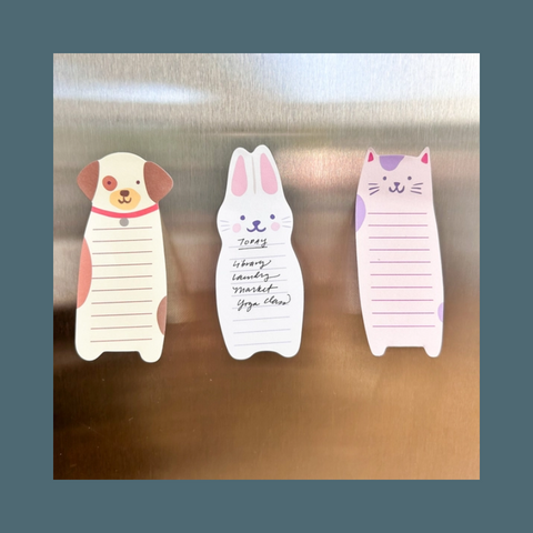 Bunny List Pad Sticky Notes