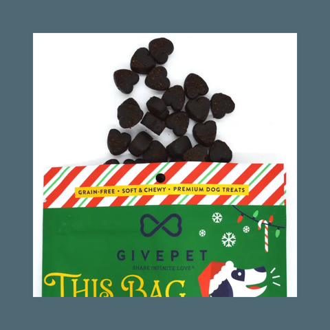 GivePet Peppermint Bark Holiday Dog Treats