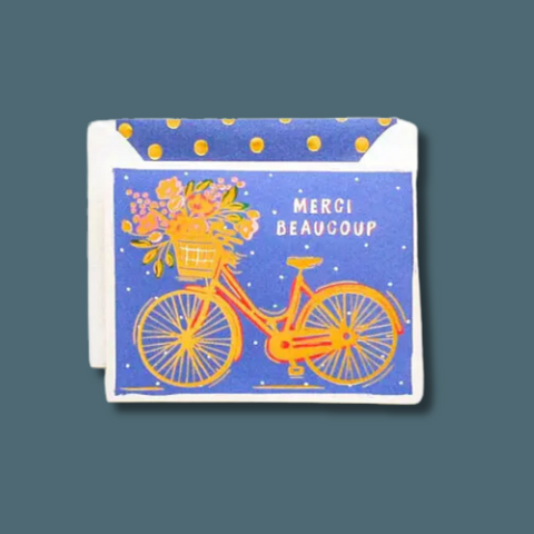 Merci Beaucoup Bicycle Card