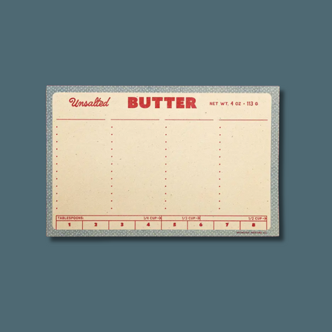 Butter Risograph Notepad