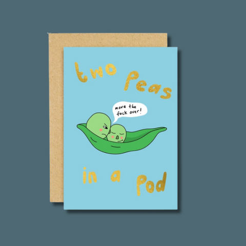 Two Peas In A Pod Card