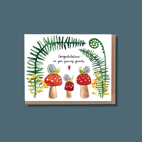 Congrats On Your Growing Family Card