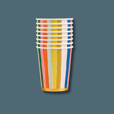 Cups stacked