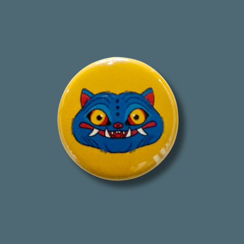 K-Pop Derpy Tiger Pinback Button