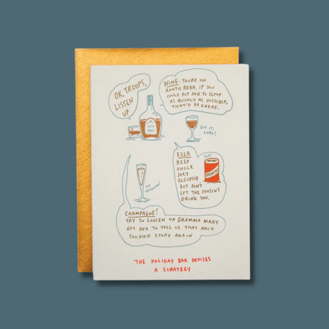 Holiday Bar Card