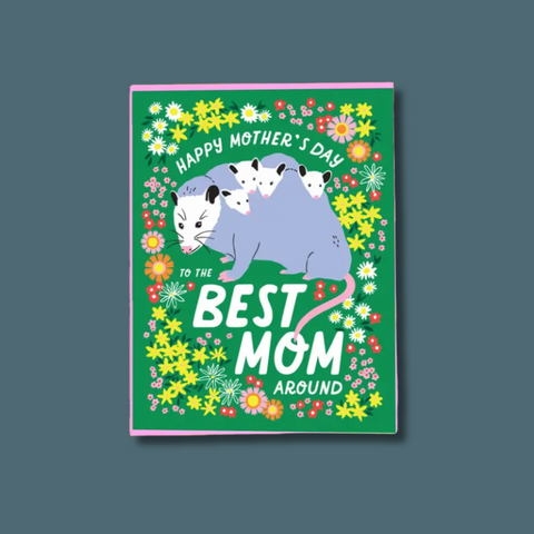 Opossum Mom Mother's Day Card