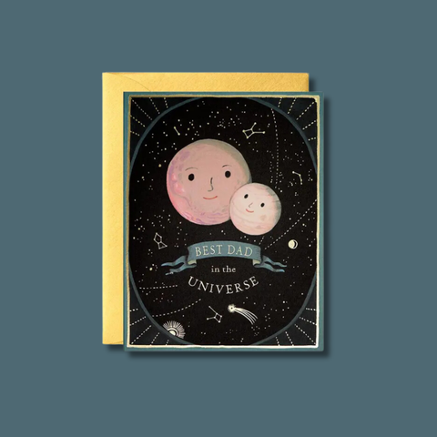 Best Dad In The Universe Card