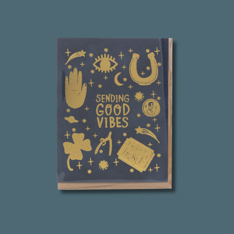 Good Vibes Only Card