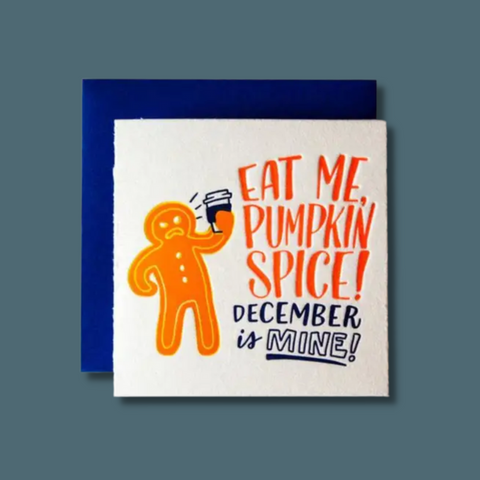 Tiny Pumpkin Spice Holiday Card