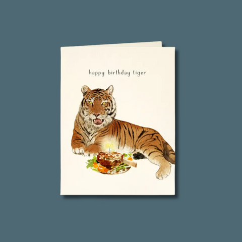 Happy Birthday Tiger Card
