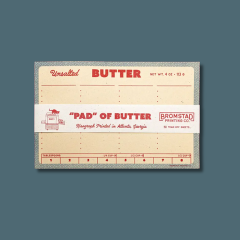 Butter Risograph Notepad