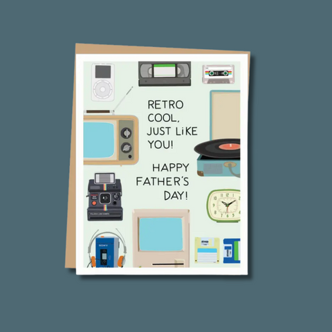 Retro Cool Father's Day Card