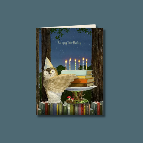 Bookish Birthday Card