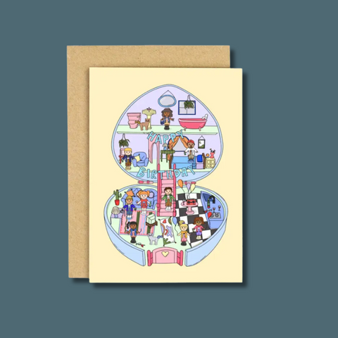 Polly's Birthday House Card