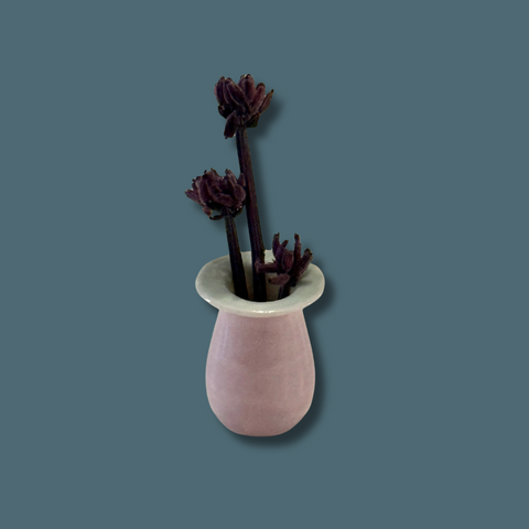 Handcrafted Porcelain Mini Vase