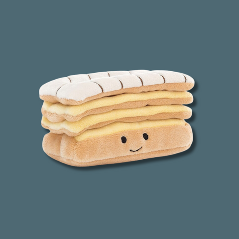 Mille Feuille with smiley on it