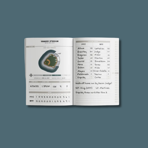 Major League Ballparks Logbook