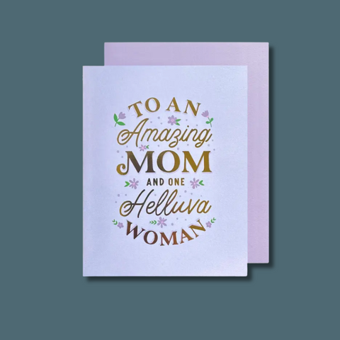 Helluva Woman Mother's Day Card