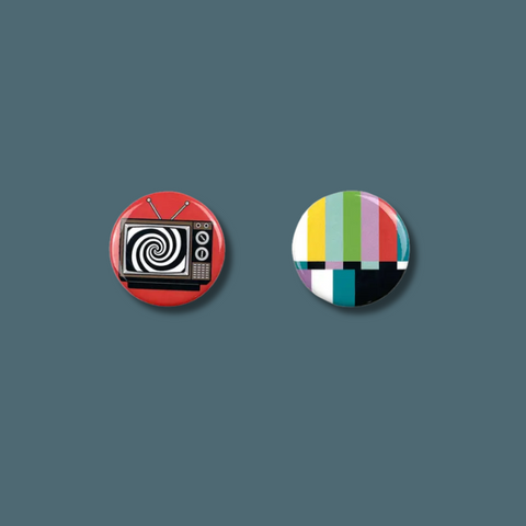 Retro TV Magnets