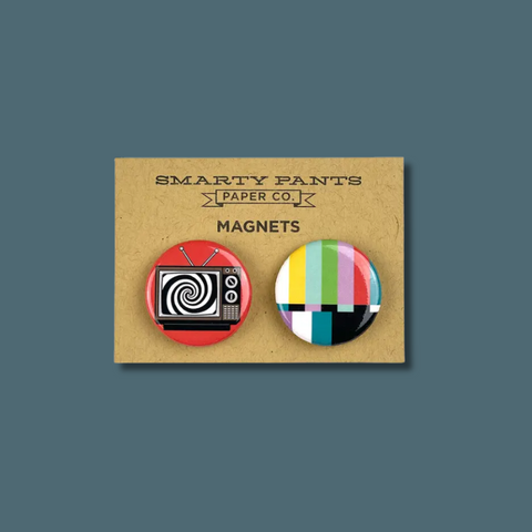 Retro TV Magnets