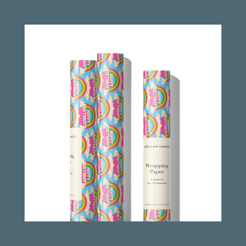 All Over Rainbows Wrap Sheet Roll
