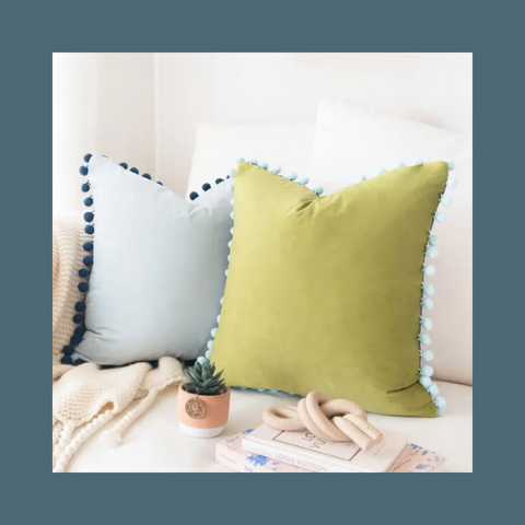Calibri Pom Pillow