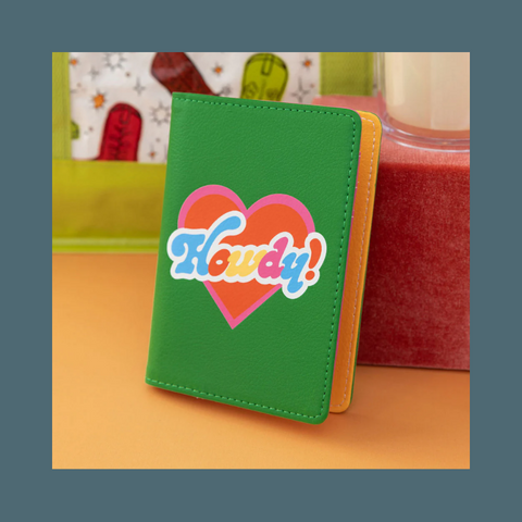 Front of passport holder