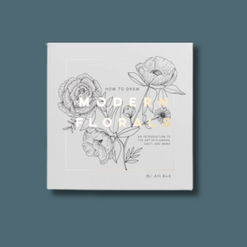 How To Draw Modern Florals