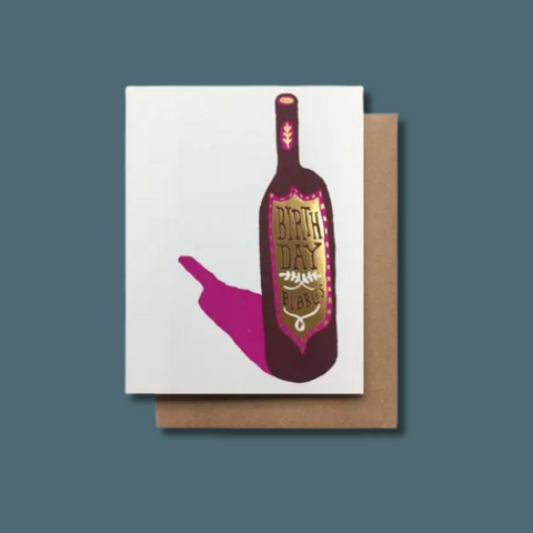 Birthday Bubbles Foil Card