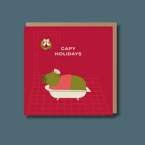 Capy Holidays Card