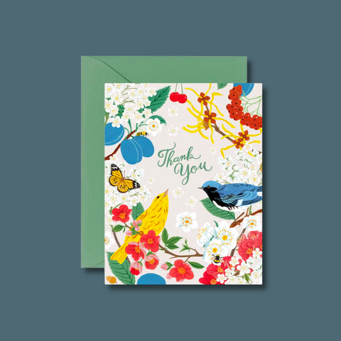 Floral trees and animals