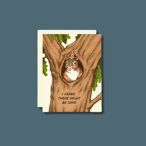 Squirrel Birthday Card