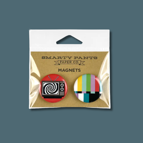 Retro TV Magnets