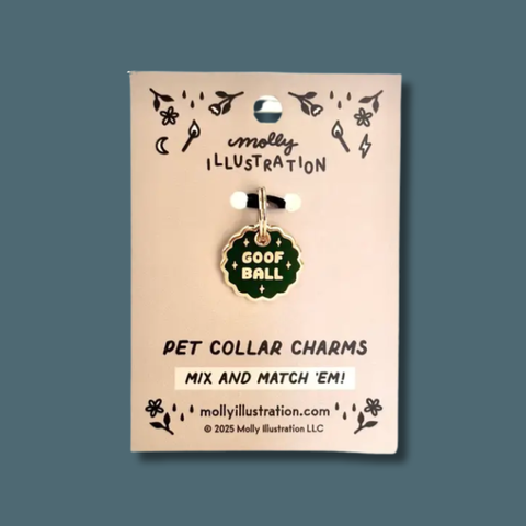 Goofball Pet Collar Charm