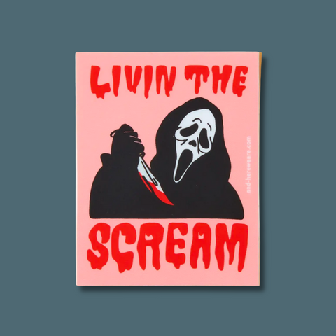 Ghostface with a knife