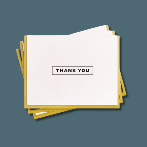 Letterpress Thank You Card Boxed Set
