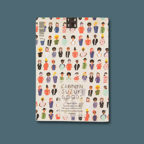 People on cream background