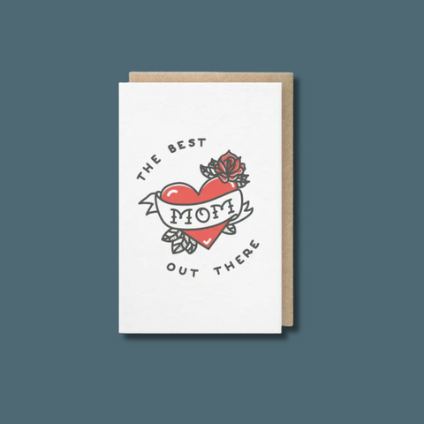 Tattoo Heart Mom Card