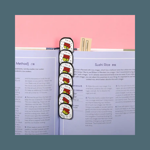 Sushi And Chopsticks Bookmark
