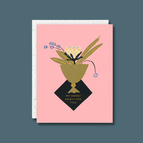 Goblet with flowers
