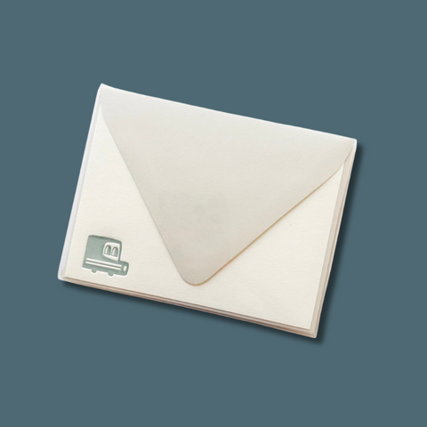 Mail Truck Notecard Set