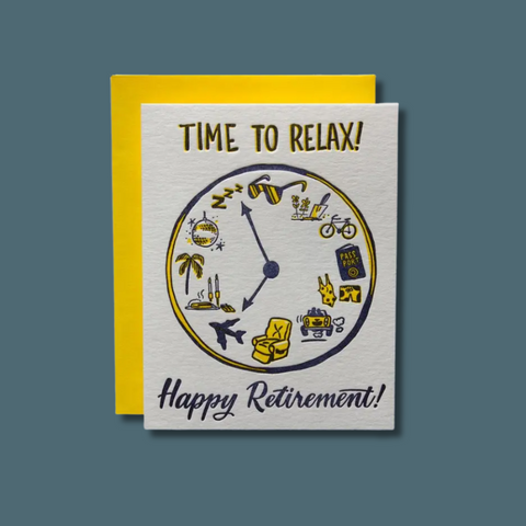 Time To Relax Retirement Card