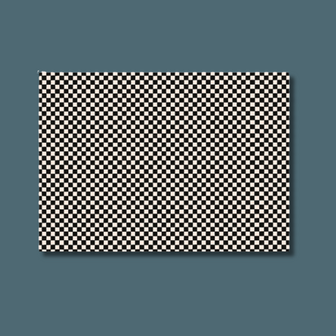 Black Checker Tissue Paper