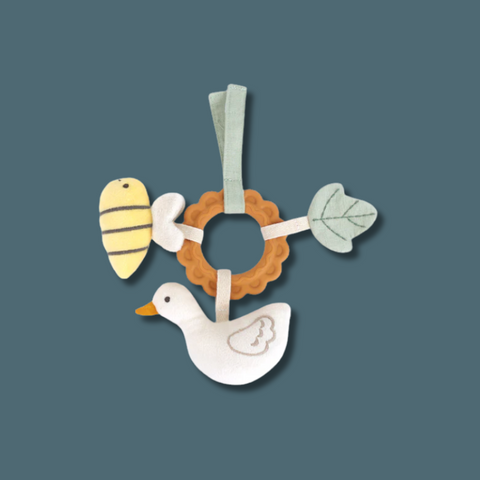 Goose And Friends Ring Teether