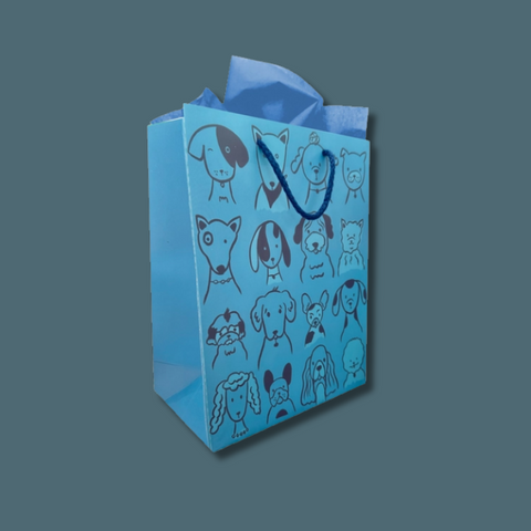 Blue Dogs Gift Bag